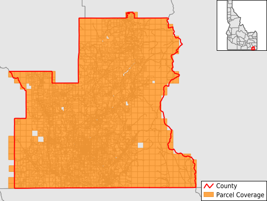 Franklin County Idaho GIS Parcel Data Download Coverage