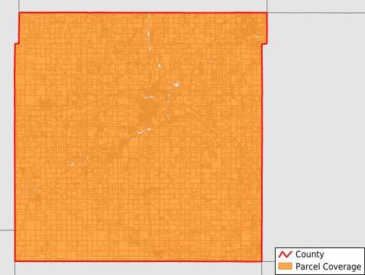 Franklin County Kansas GIS Parcel Data Download Coverage