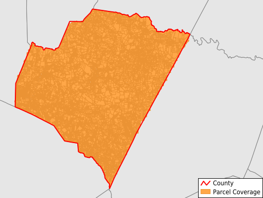 Franklin County North Carolina GIS Parcel Data Download Coverage