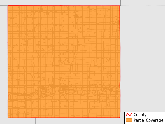 Franklin County Nebraska GIS Parcel Data Download Coverage