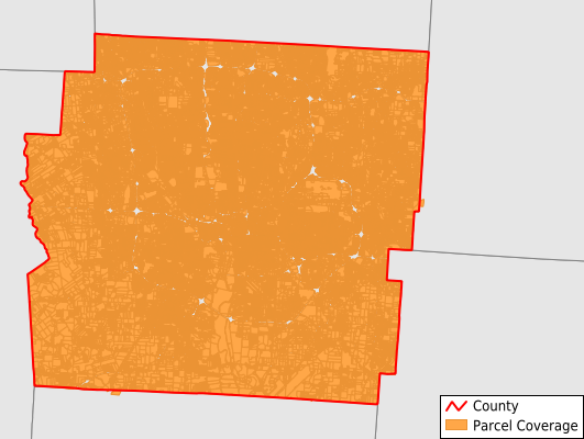 Franklin County Ohio GIS Parcel Data Download Coverage