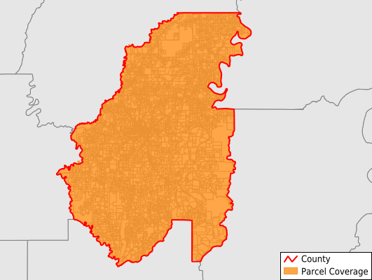 Franklin Parish Louisiana GIS Parcel Data Download Coverage