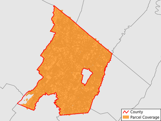 Frederick County Virginia GIS Parcel Data Download Coverage