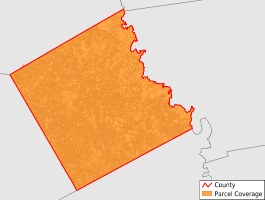Freestone County Texas GIS Parcel Data Download Coverage