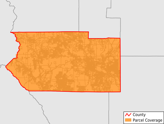 Fremont County Colorado GIS Parcel Data Download Coverage