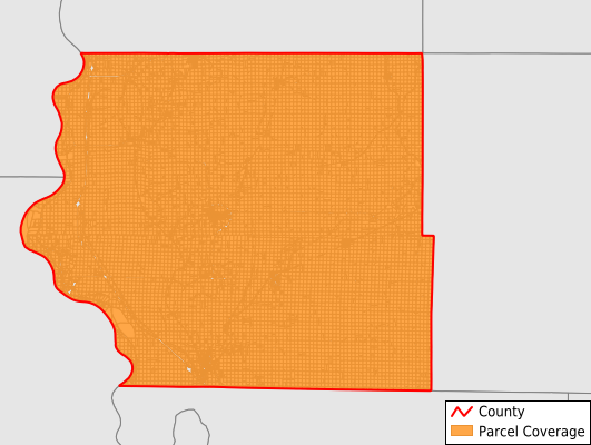 Fremont County Iowa GIS Parcel Data Download Coverage