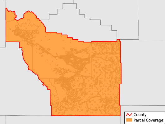 Fremont County Wyoming GIS Parcel Data Download Coverage