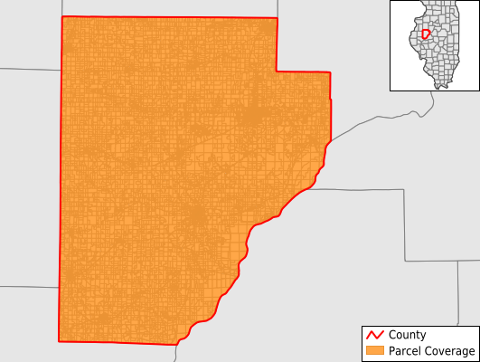 Fulton County Illinois GIS Parcel Data Download Coverage