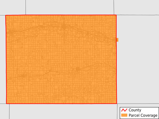 Furnas County Nebraska GIS Parcel Data Download Coverage