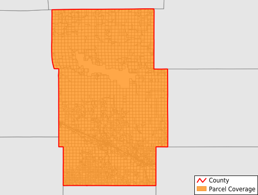 Garden County Nebraska GIS Parcel Data Download Coverage
