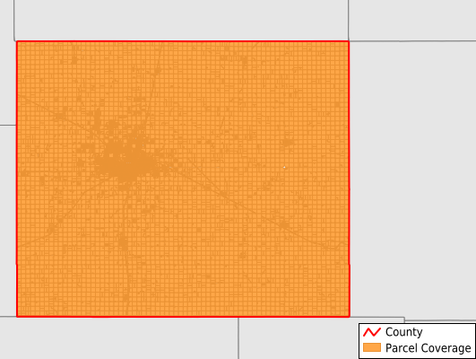 Garfield County Oklahoma GIS Parcel Data Download Coverage
