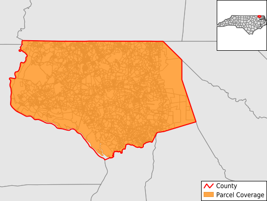 Gates County North Carolina GIS Parcel Data Download Coverage