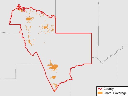 Gila County Arizona GIS Parcel Data Download Coverage