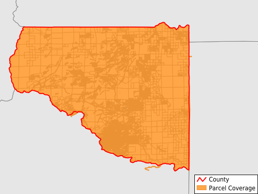 Gilpin County Colorado GIS Parcel Data Download Coverage