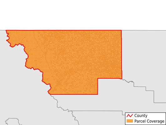 Glacier County Montana GIS Parcel Data Download Coverage