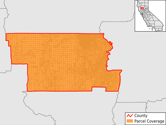 Glenn County California GIS Parcel Data Download Coverage