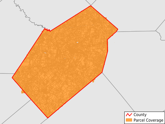 Gonzales County Texas GIS Parcel Data Download Coverage