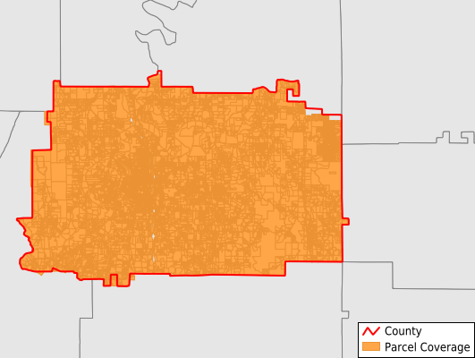 Gordon County Georgia GIS Parcel Data Download Coverage