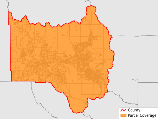Grand County Colorado GIS Parcel Data Download Coverage