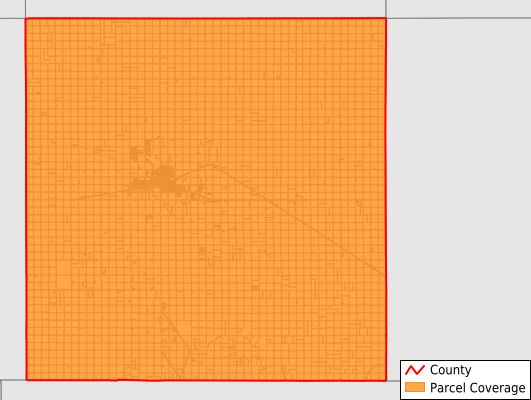 Grant County Kansas GIS Parcel Data Download Coverage