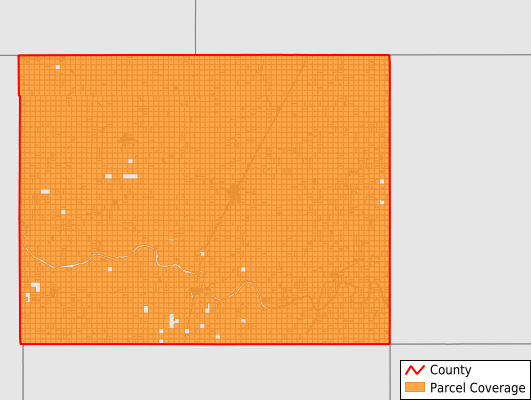 Grant County Oklahoma GIS Parcel Data Download Coverage