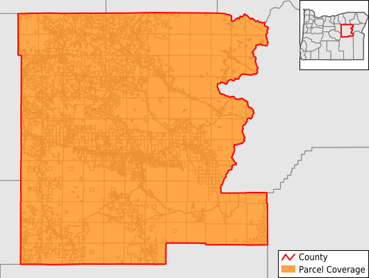 Grant County Oregon GIS Parcel Data Download Coverage