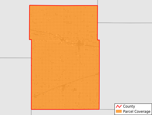 Gray County Kansas GIS Parcel Data Download Coverage