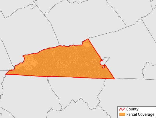 Grayson County Virginia GIS Parcel Data Download Coverage