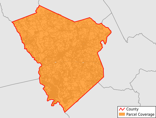 Greene County Georgia GIS Parcel Data Download Coverage