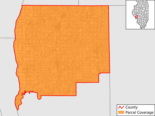 Greene County Illinois GIS Parcel Data Download Coverage