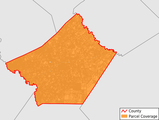 Guadalupe County Texas GIS Parcel Data Download Coverage