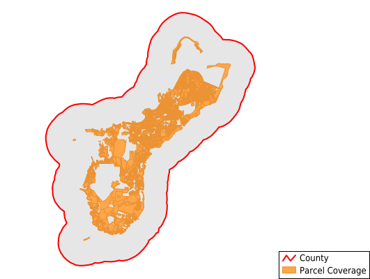 Guam County Guam GIS Parcel Data Download Coverage