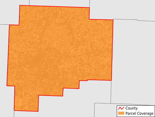 Guernsey County Ohio GIS Parcel Data Download Coverage