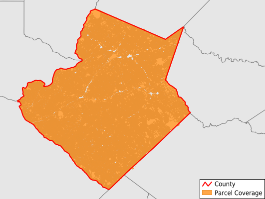 Gwinnett County Georgia GIS Parcel Data Download Coverage