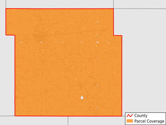 Hamilton County Iowa GIS Parcel Data Download Coverage