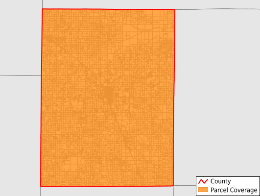 Hamilton County Illinois GIS Parcel Data Download Coverage