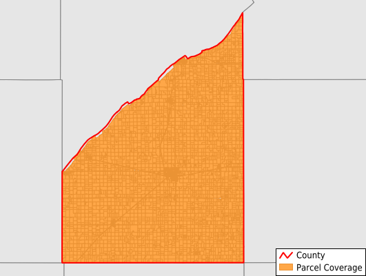 Hamilton County Nebraska GIS Parcel Data Download Coverage