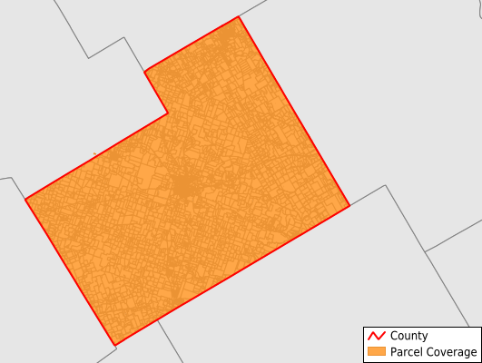 Hamilton County Texas GIS Parcel Data Download Coverage