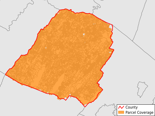 Hampshire County West Virginia GIS Parcel Data Download Coverage