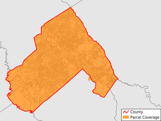 Hampton County South Carolina GIS Parcel Data Download Coverage