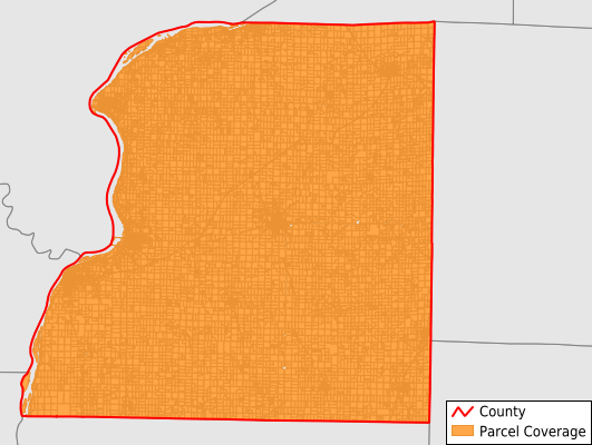 Hancock County Illinois GIS Parcel Data Download Coverage