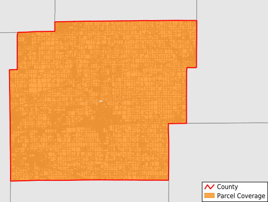 Hancock County Indiana GIS Parcel Data Download Coverage