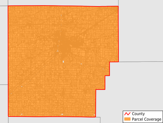 Hancock County Ohio GIS Parcel Data Download Coverage