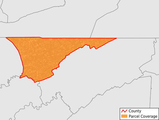 Hancock County Tennessee GIS Parcel Data Download Coverage