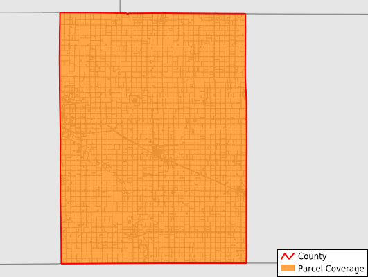 Hanson County South Dakota GIS Parcel Data Download Coverage