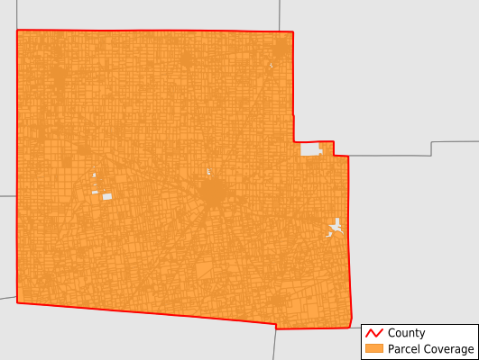Hardin County Ohio GIS Parcel Data Download Coverage