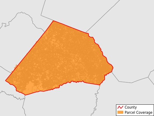 Harnett County North Carolina GIS Parcel Data Download Coverage