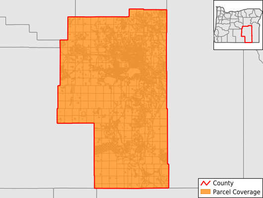 Harney County Oregon GIS Parcel Data Download Coverage
