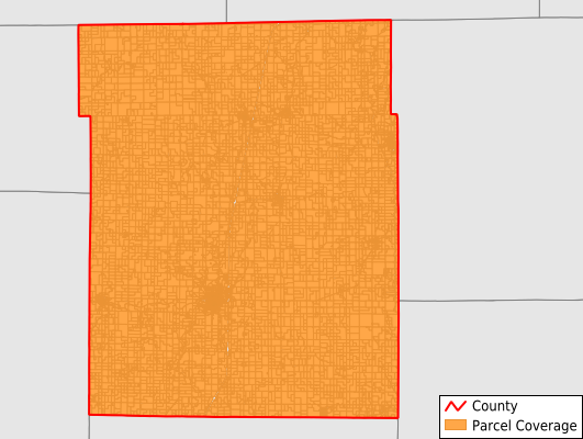 Harrison County Missouri GIS Parcel Data Download Coverage