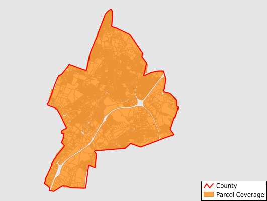 Harrisonburg City Virginia GIS Parcel Data Download Coverage